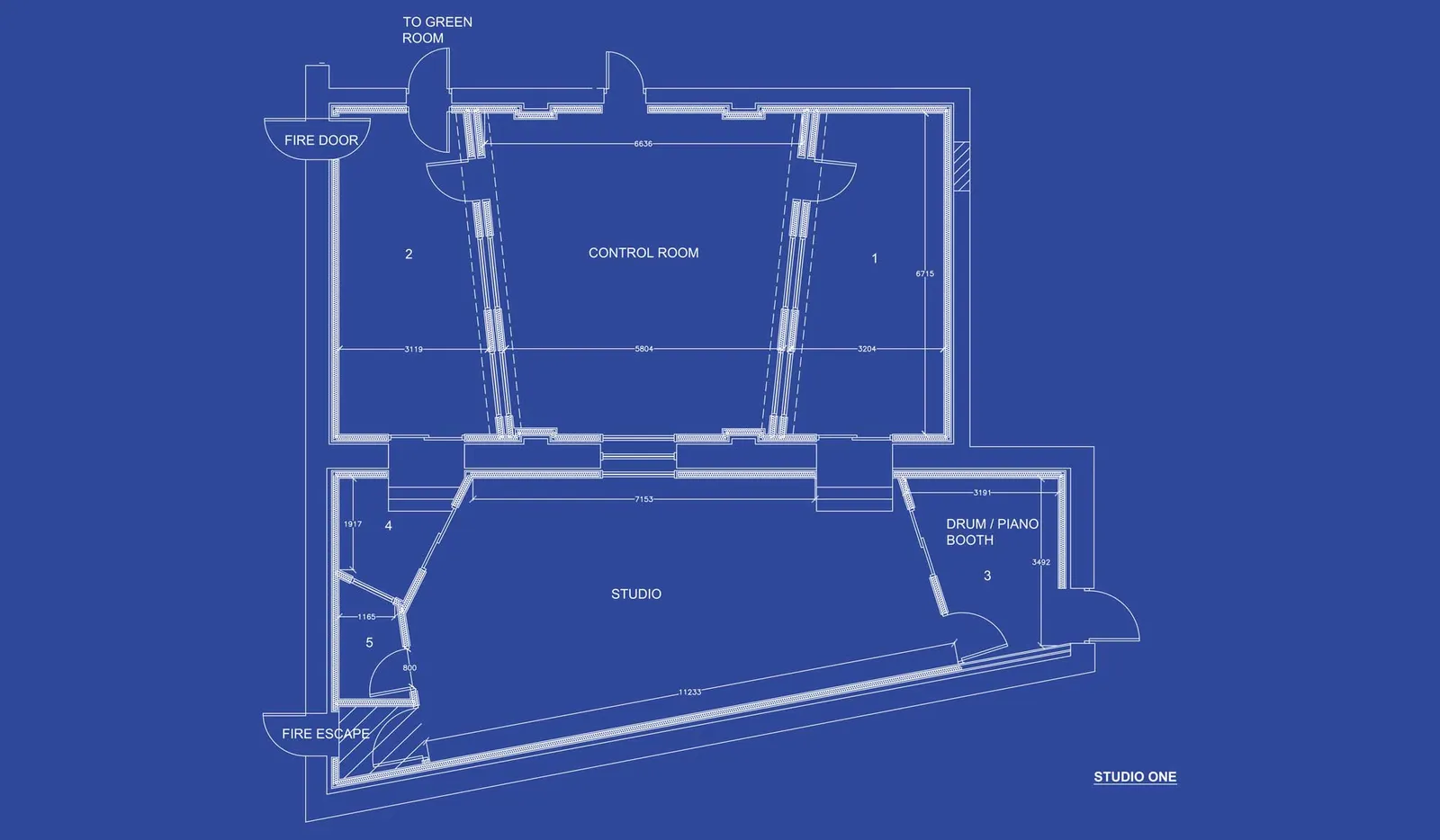 Gorbals Sound Studio 1 Blueprint